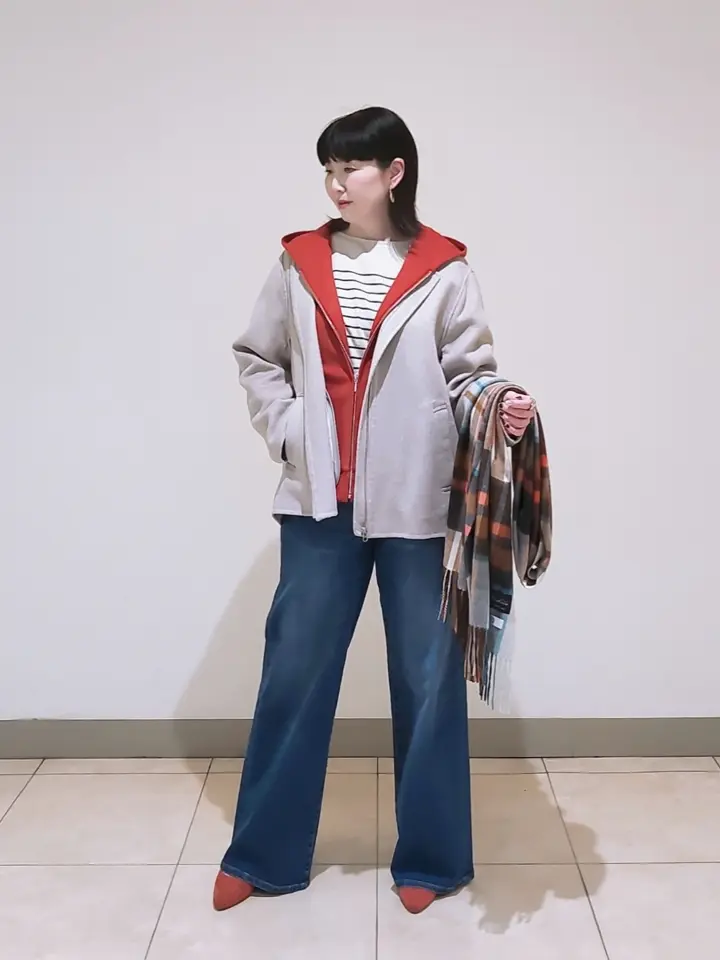 J.PRESS LADIES L スタッフ コーディネート画像