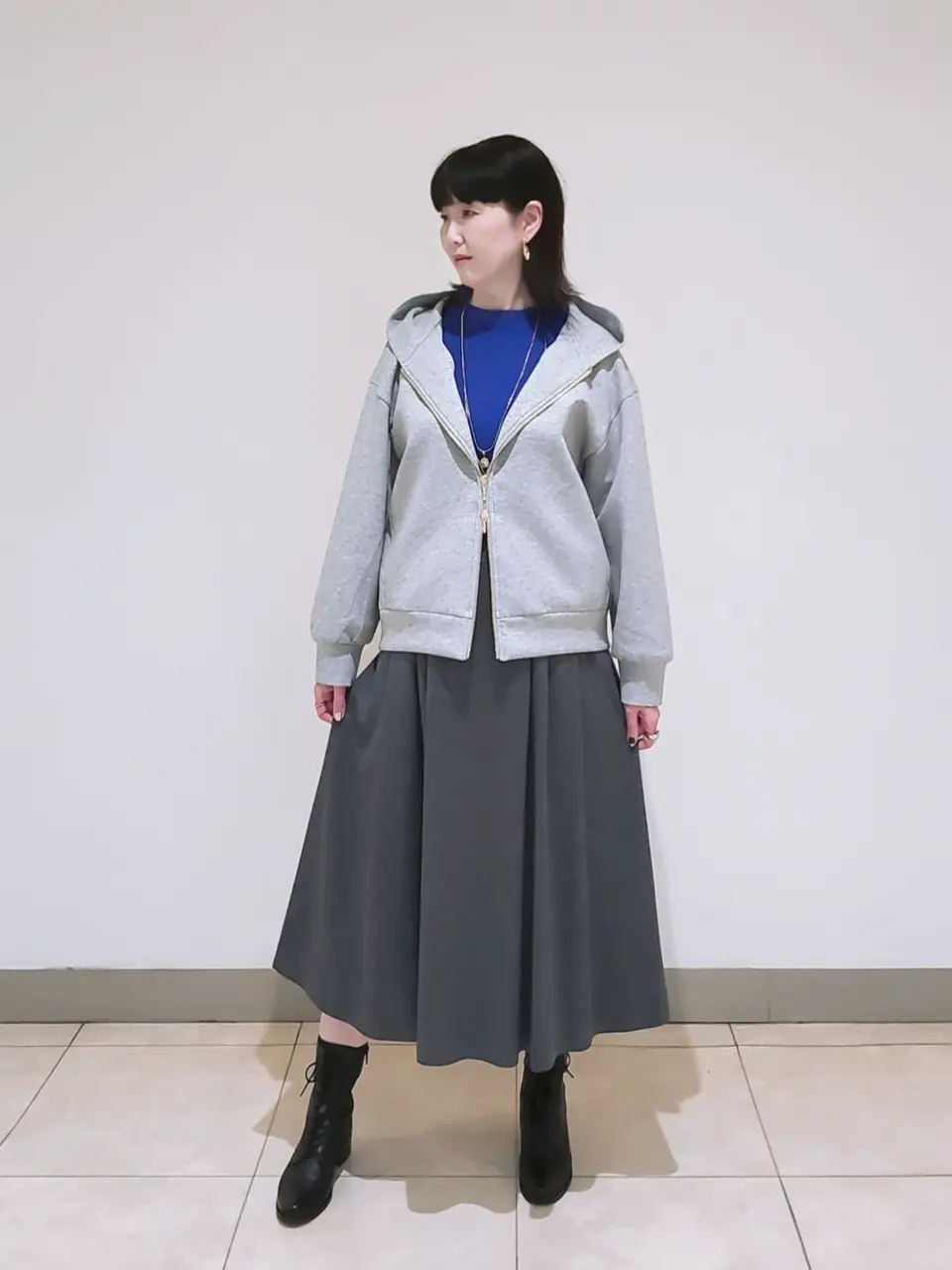 フラワー様用　23区 ブルゾン 洗える】シアー ブルゾン（JKWWSM0403） | 23区 L