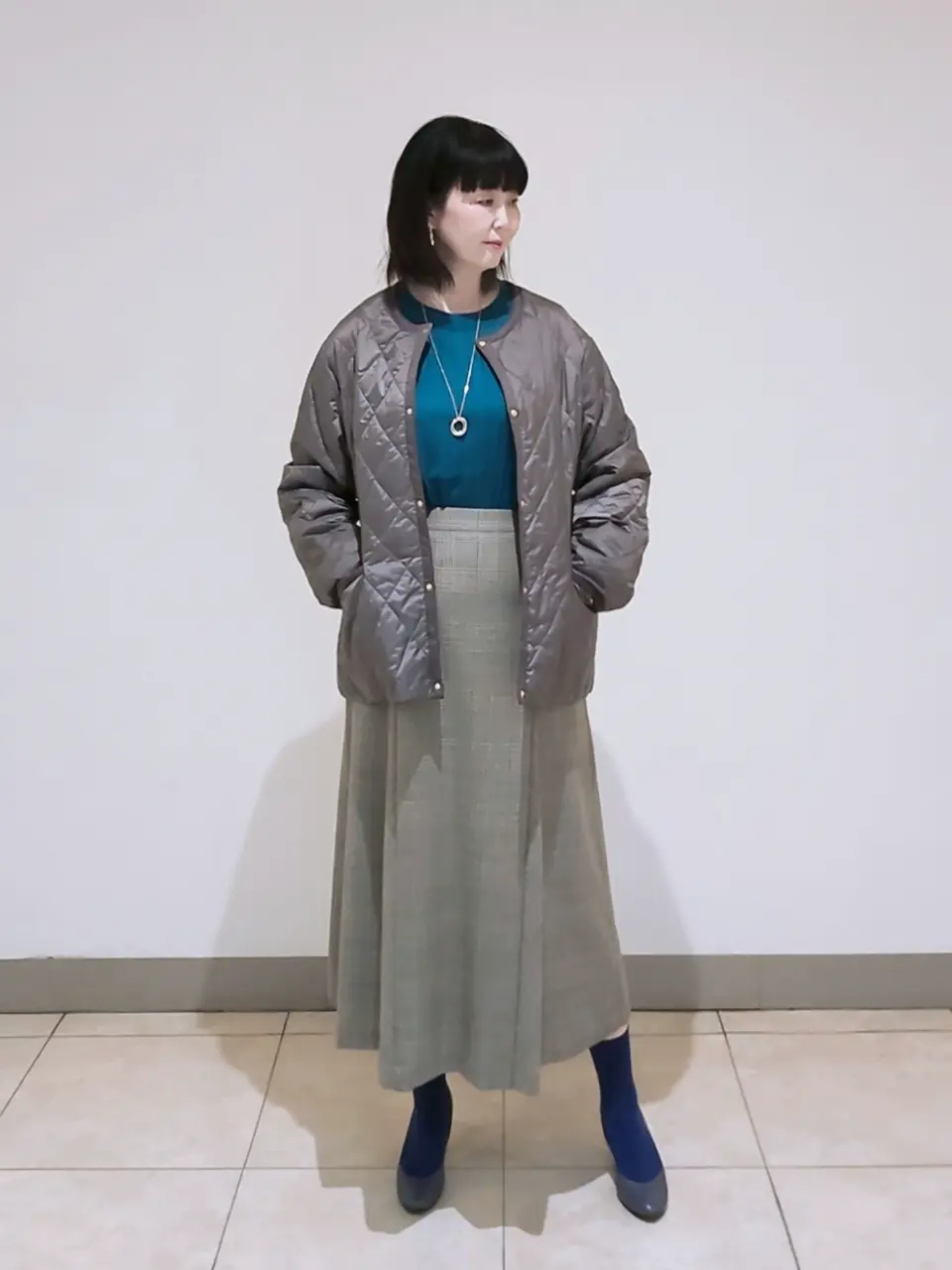 J.PRESS LADIES L スタッフ コーディネート画像