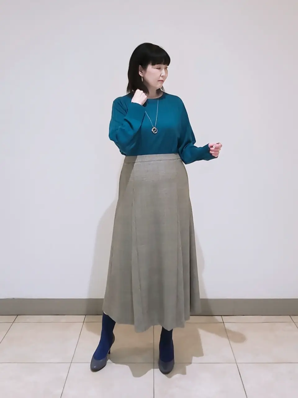 J.PRESS LADIES L スタッフ コーディネート画像