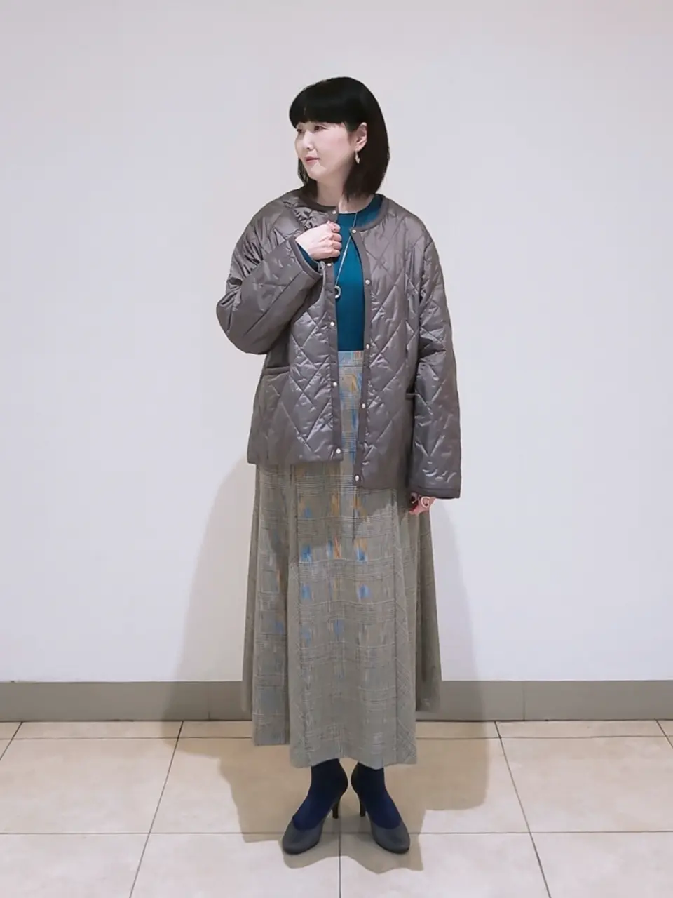 J.PRESS LADIES L スタッフ コーディネート画像