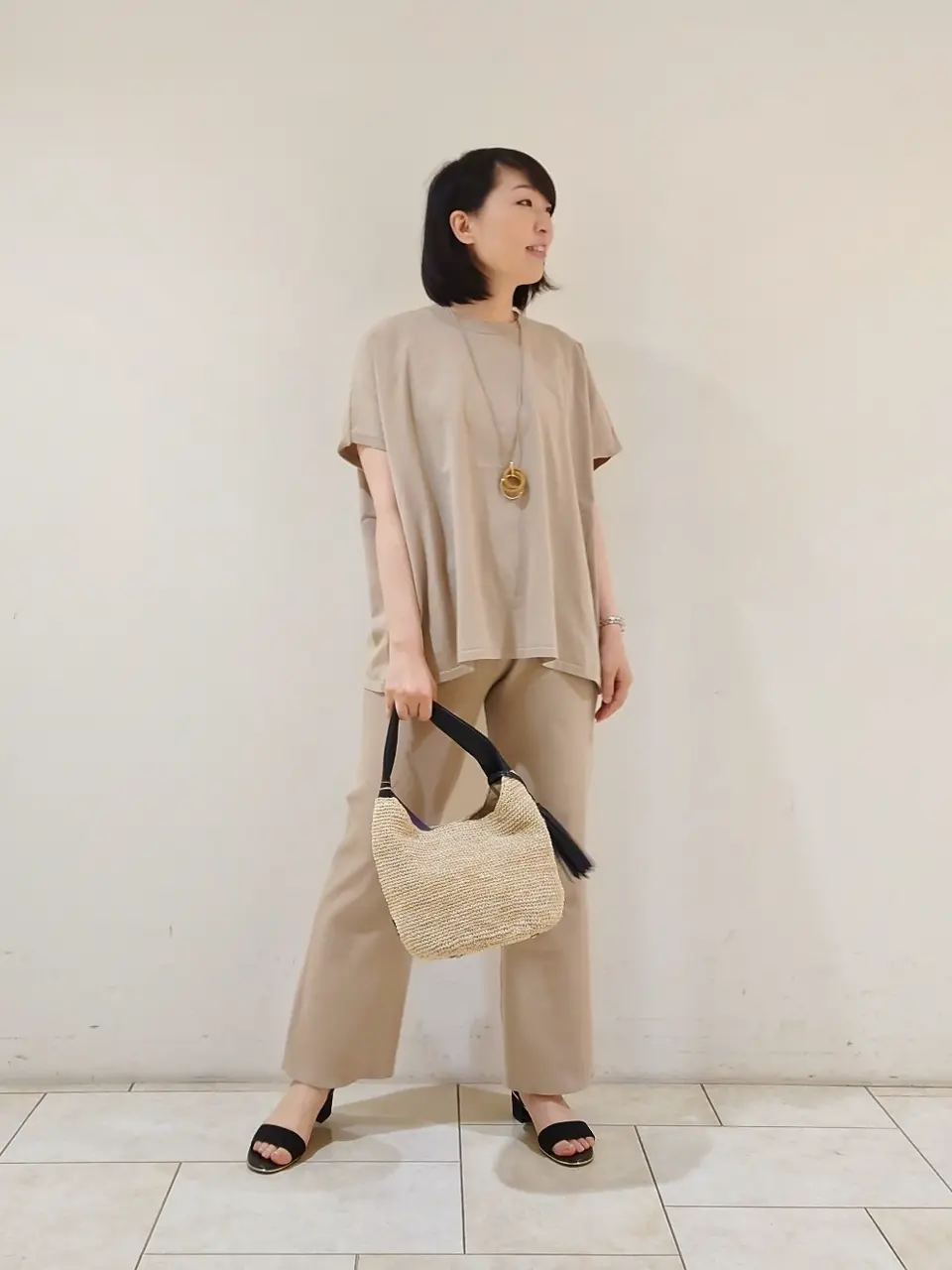  岡 コーディネート画像