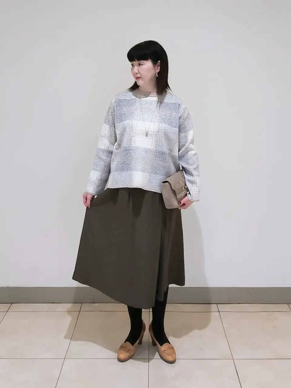 J.PRESS LADIES L スタッフ コーディネート画像