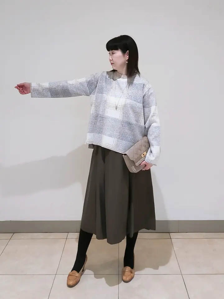 J.PRESS LADIES L スタッフ コーディネート画像