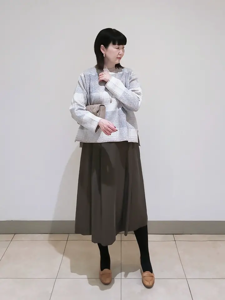 J.PRESS LADIES L スタッフ コーディネート画像