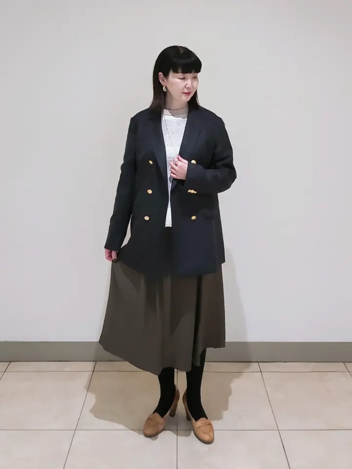 J.PRESS LADIES L スタッフ コーディネート画像