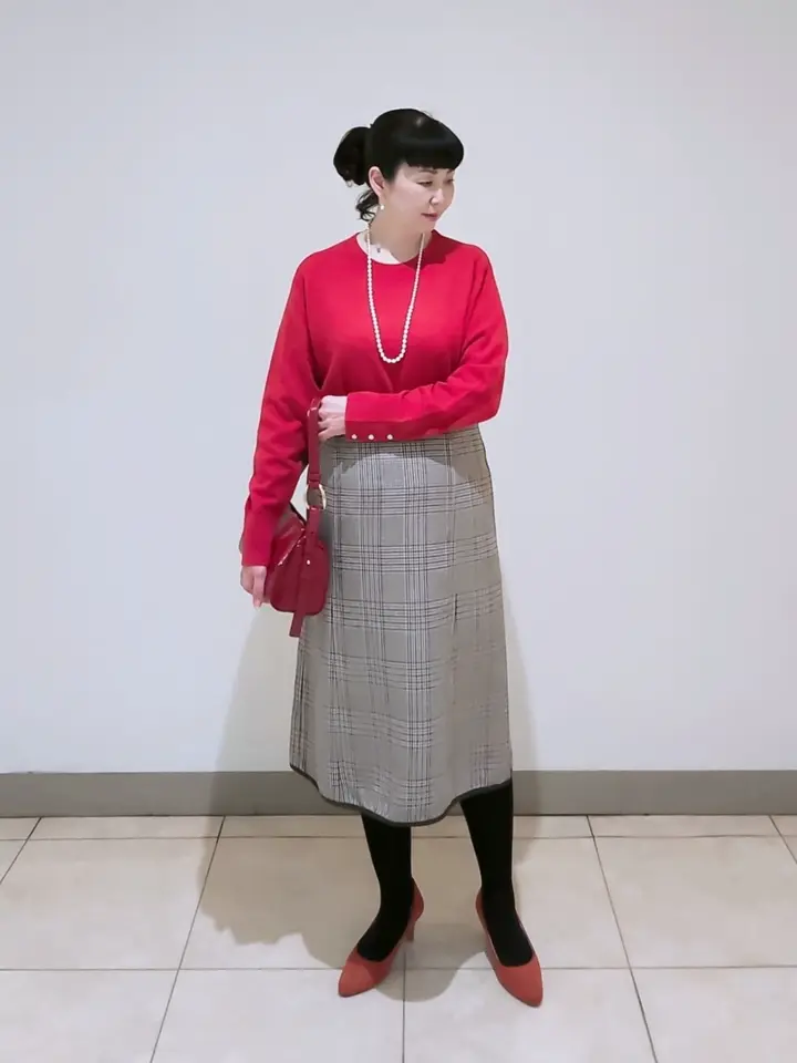 J.PRESS LADIES L スタッフ コーディネート画像