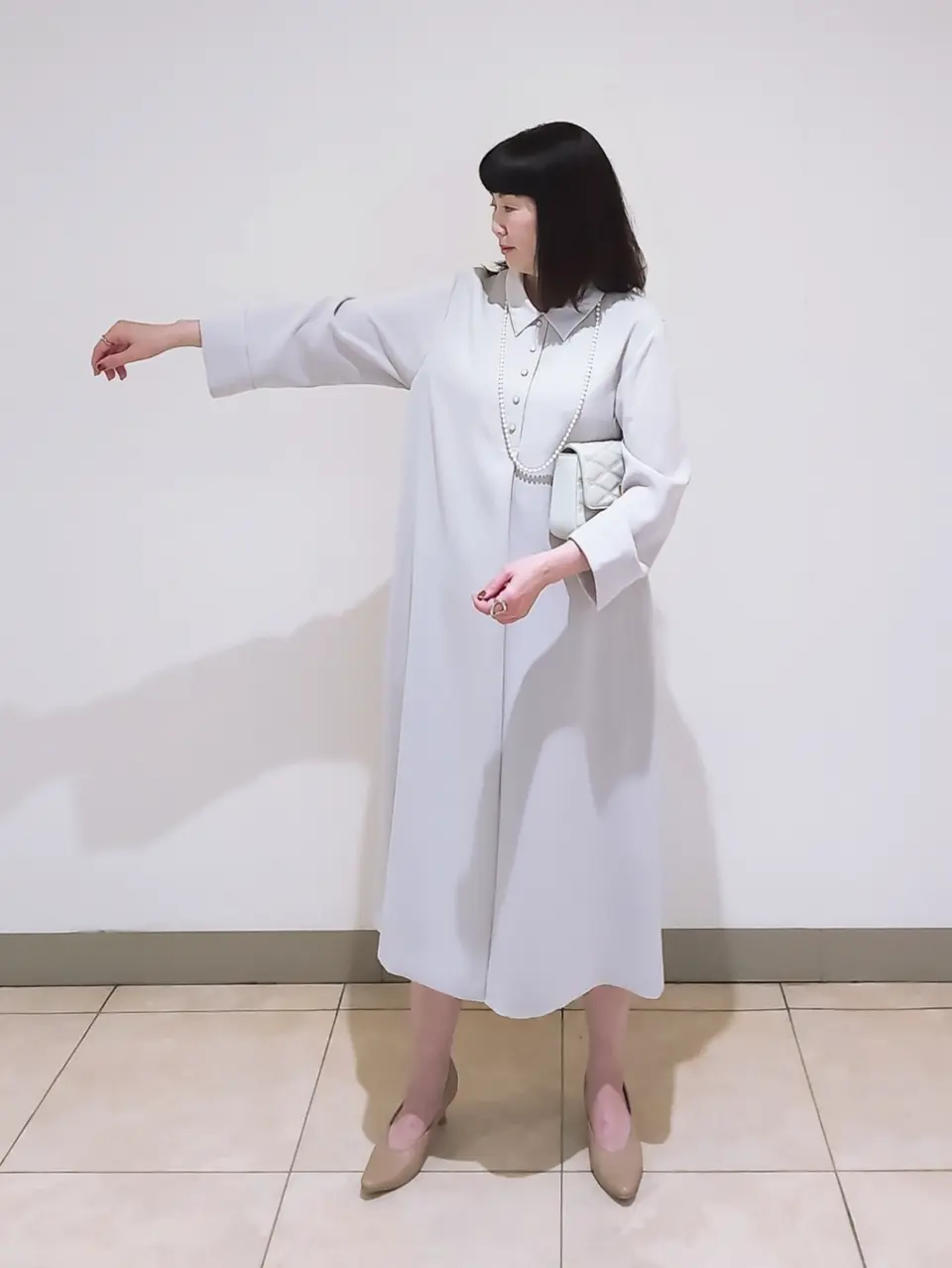 J.PRESS LADIES L スタッフ コーディネート画像