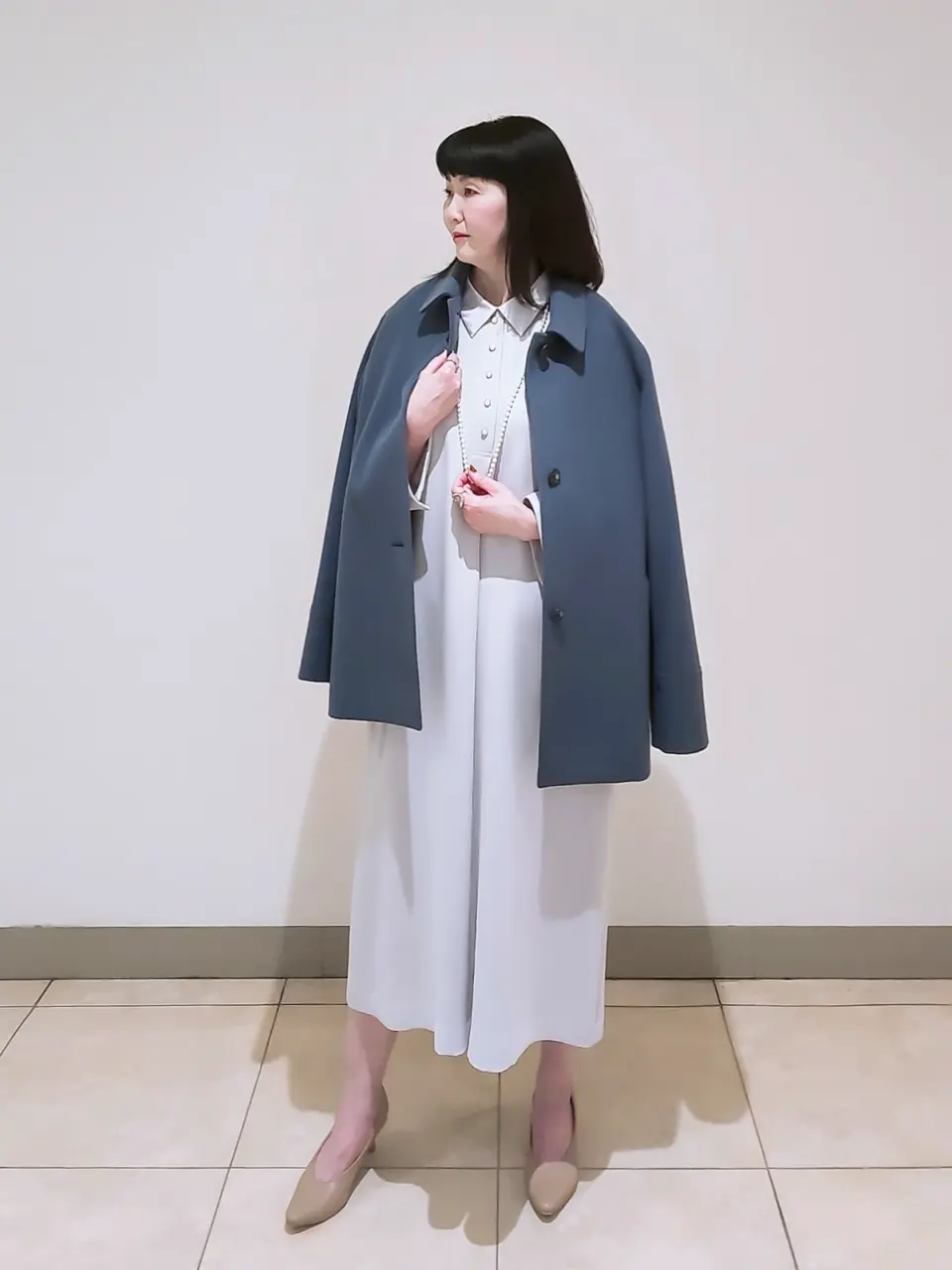 J.PRESS LADIES L スタッフ コーディネート画像