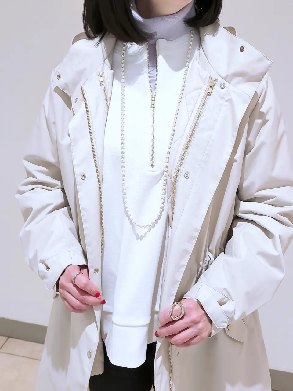 J.PRESS LADIES L スタッフ コーディネート画像