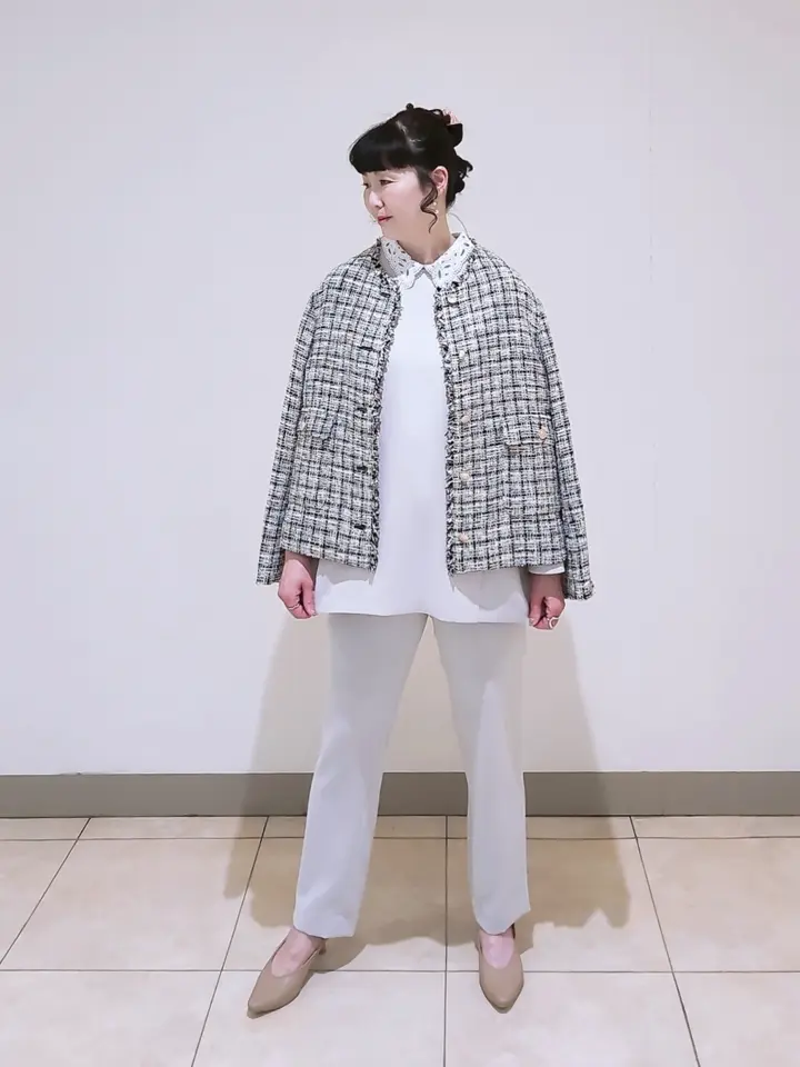 J.PRESS LADIES L スタッフ コーディネート画像