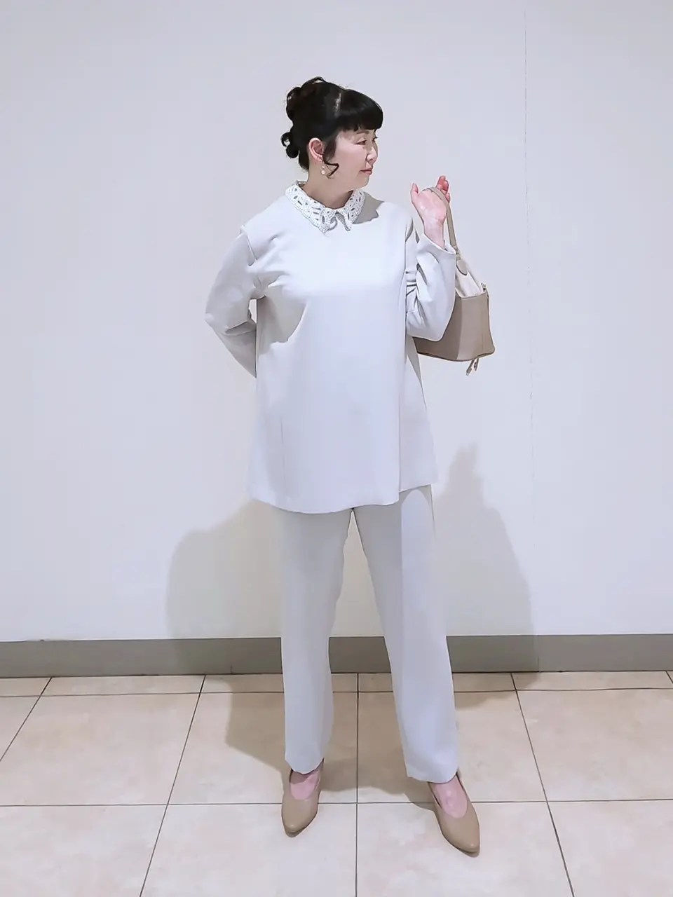 J.PRESS LADIES L スタッフ コーディネート画像