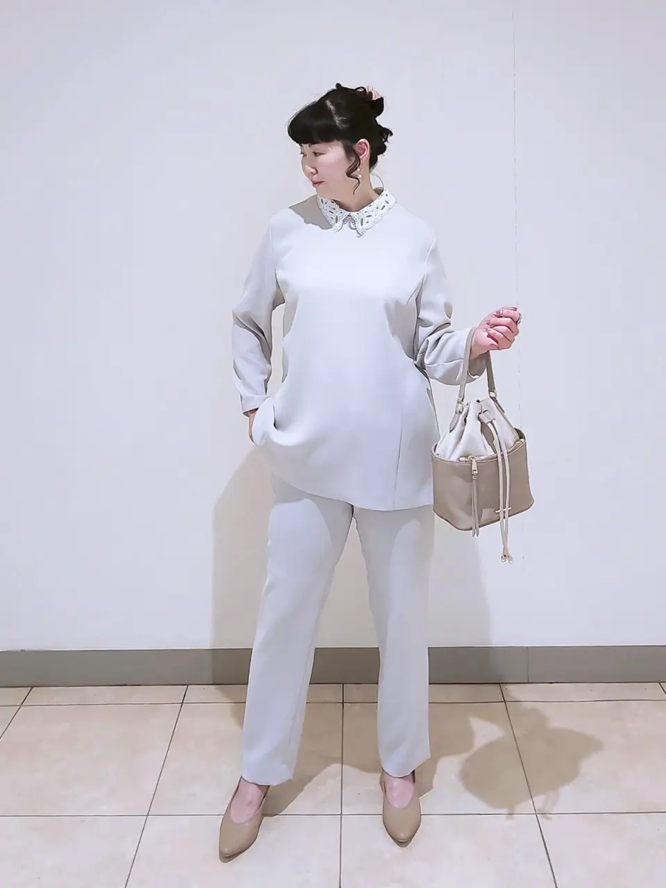 J.PRESS LADIES L スタッフ コーディネート画像