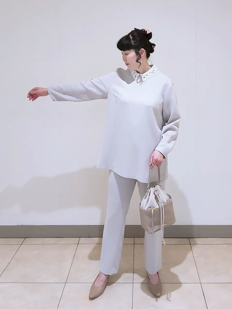 J.PRESS LADIES L スタッフ コーディネート画像