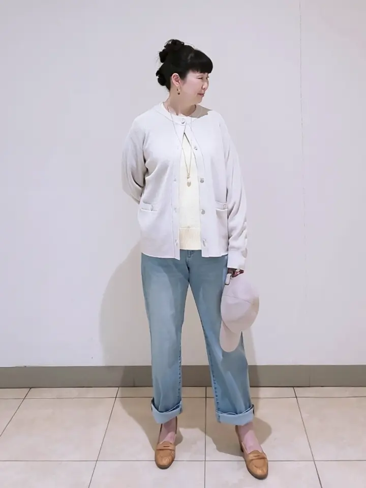 J.PRESS LADIES L スタッフ コーディネート画像