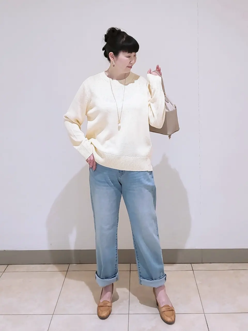 J.PRESS LADIES L スタッフ コーディネート画像