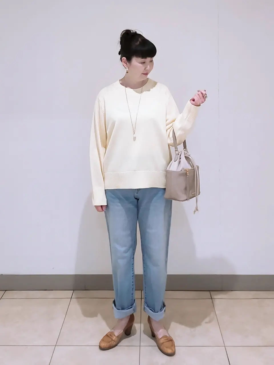 J.PRESS LADIES L スタッフ コーディネート画像