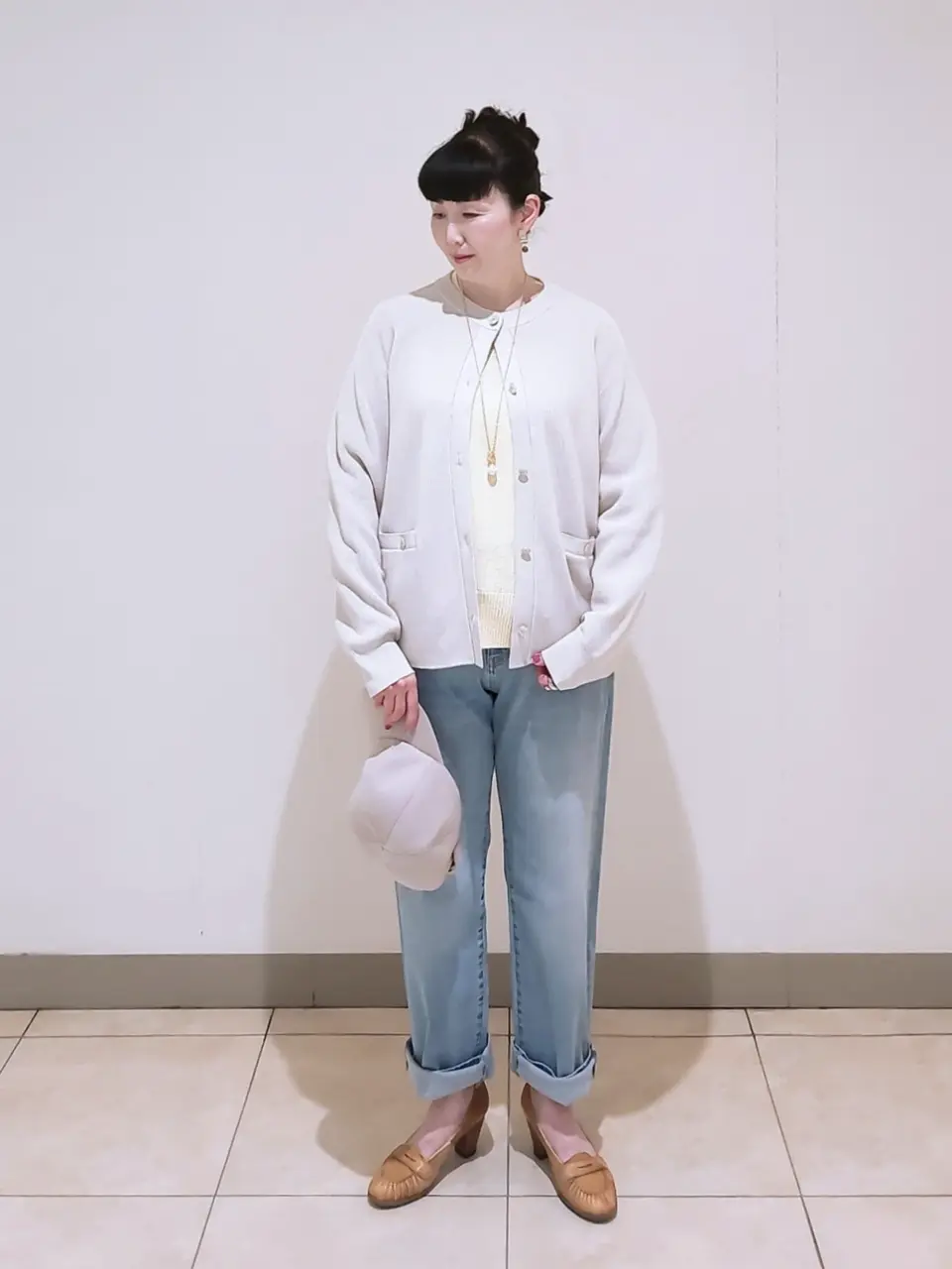 J.PRESS LADIES L スタッフ コーディネート画像