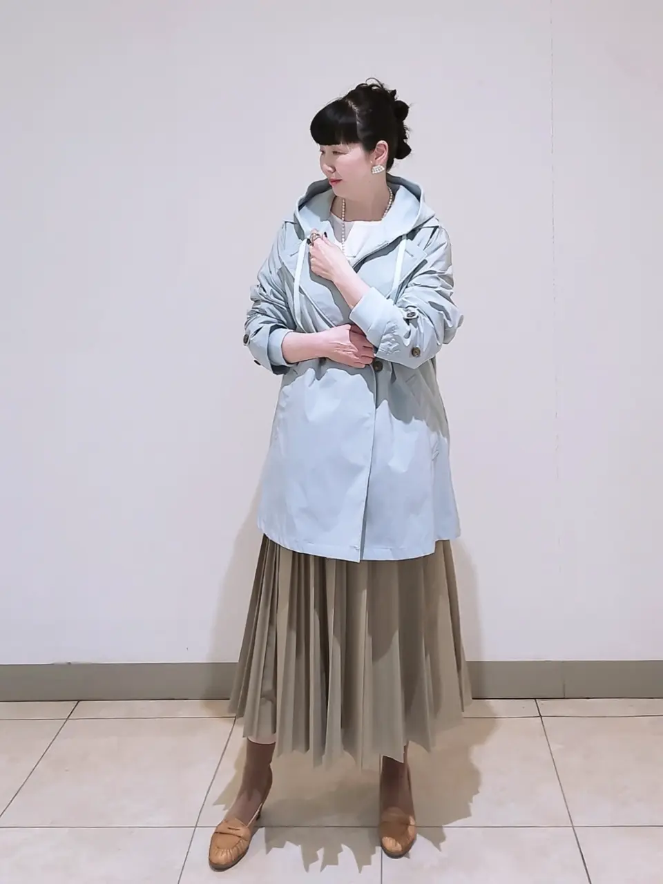 J.PRESS LADIES L スタッフ コーディネート画像