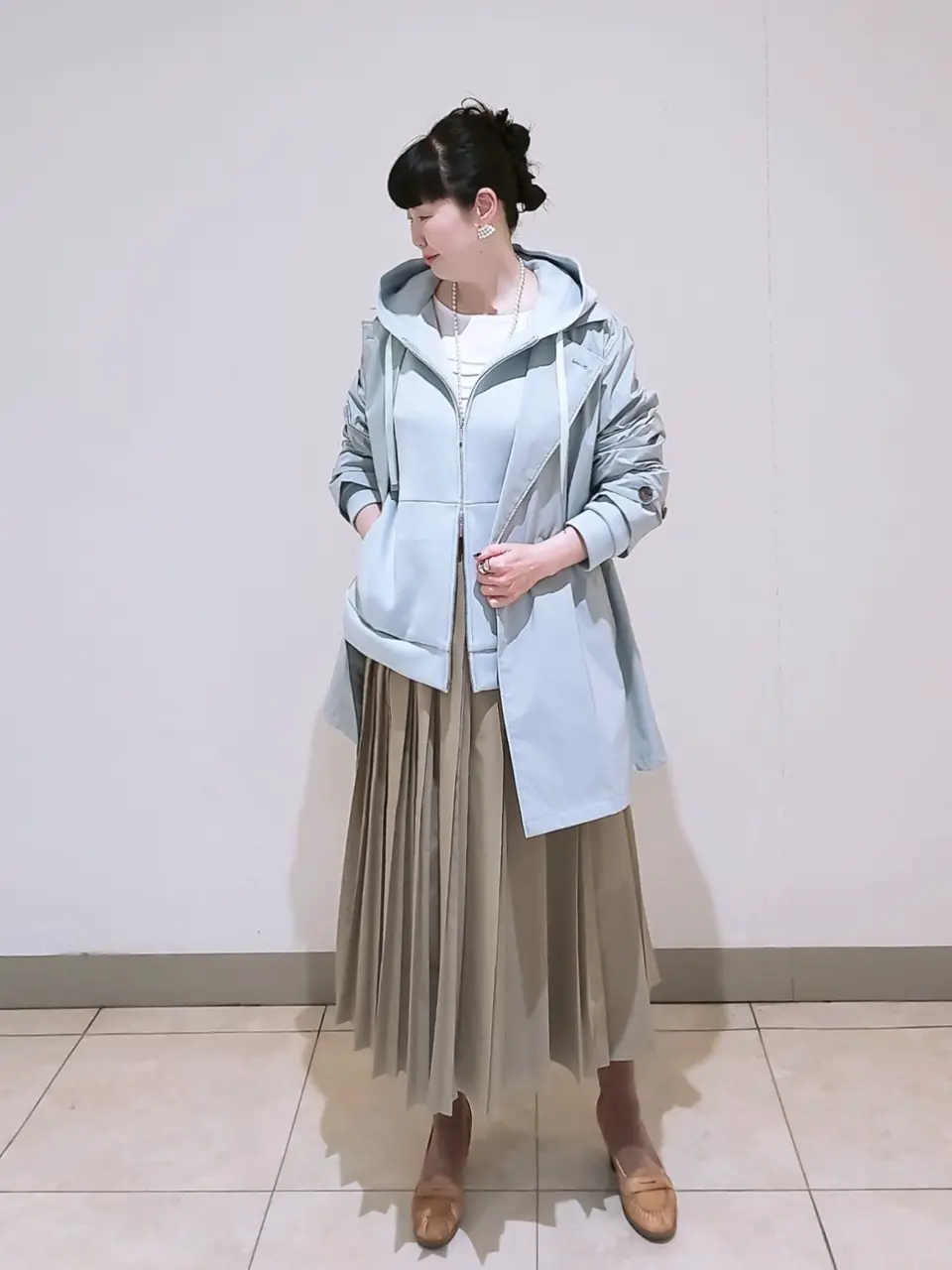 J.PRESS LADIES L スタッフ コーディネート画像