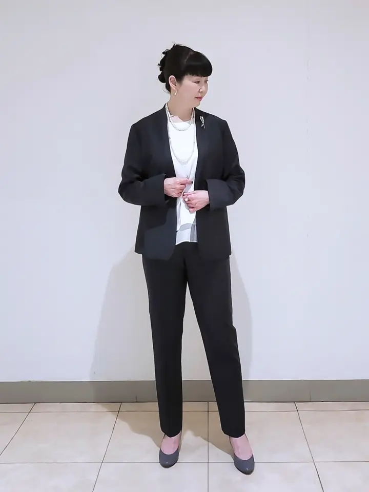 J.PRESS LADIES L スタッフ コーディネート画像