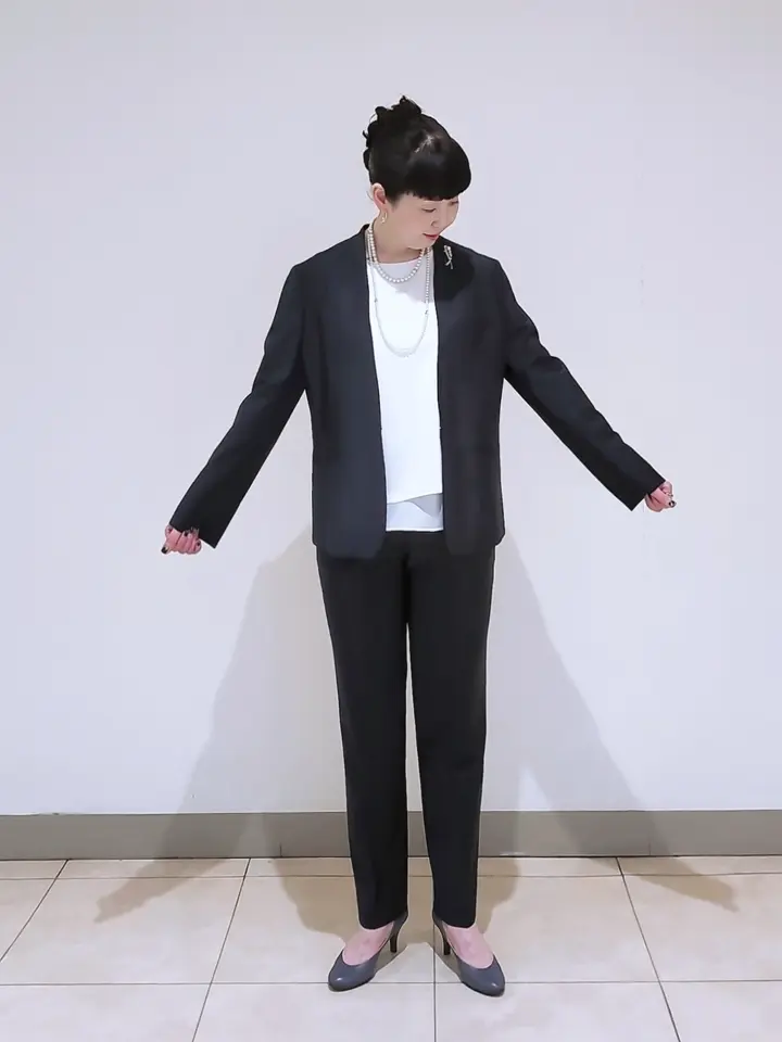 J.PRESS LADIES L スタッフ コーディネート画像