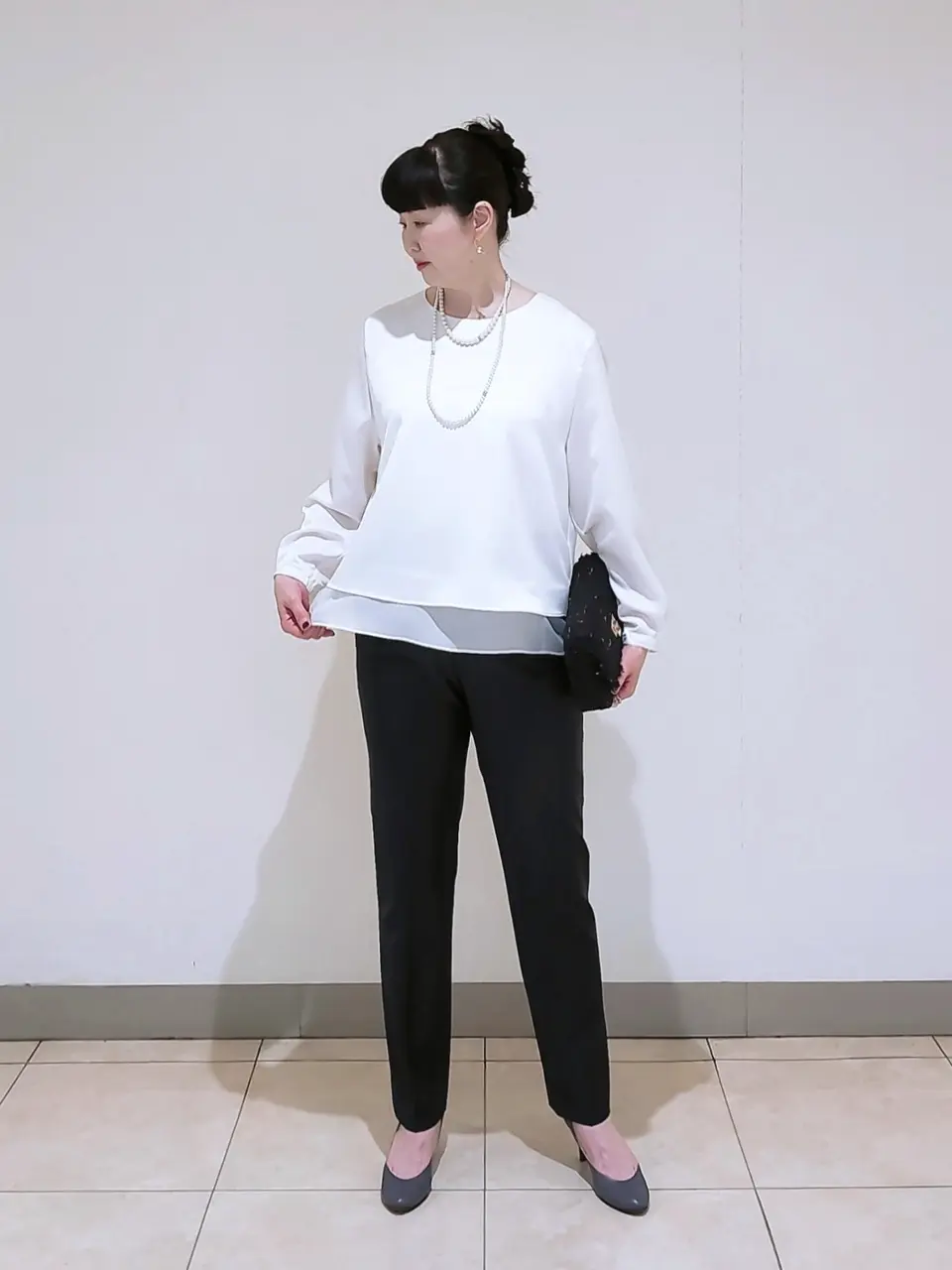 J.PRESS LADIES L スタッフ コーディネート画像