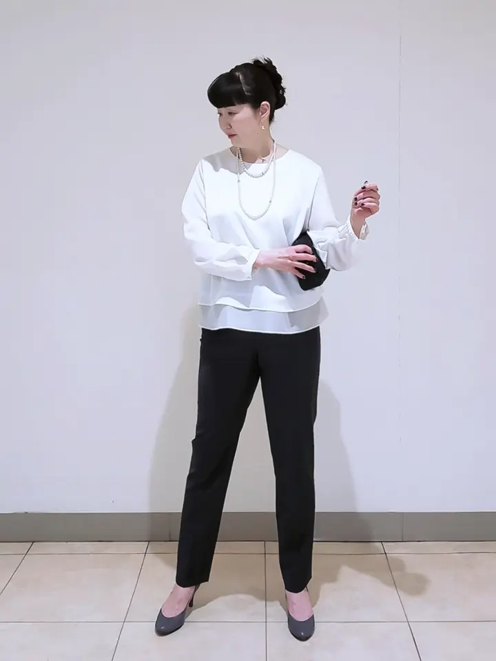 J.PRESS LADIES L スタッフ コーディネート画像