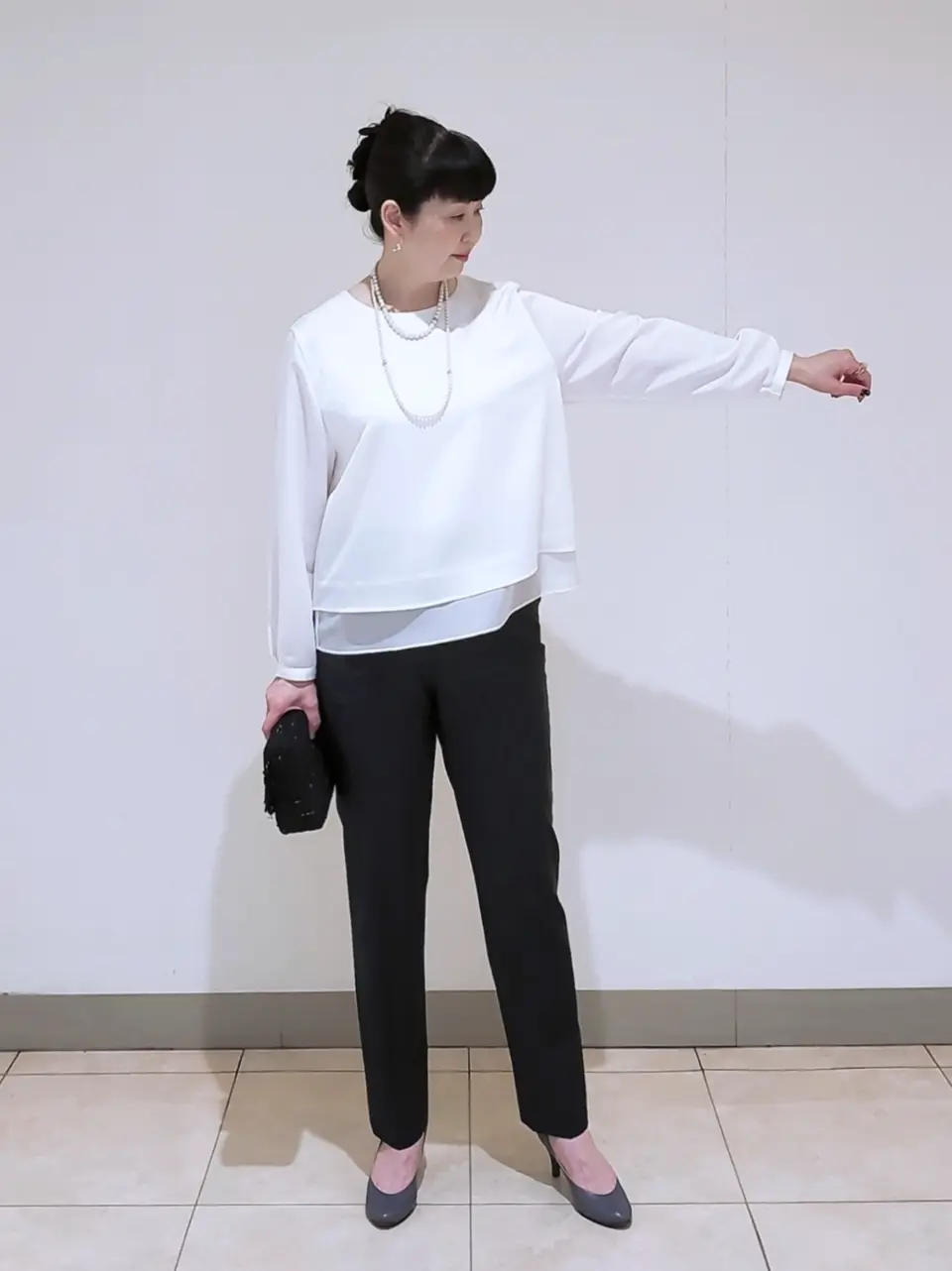 J.PRESS LADIES L スタッフ コーディネート画像