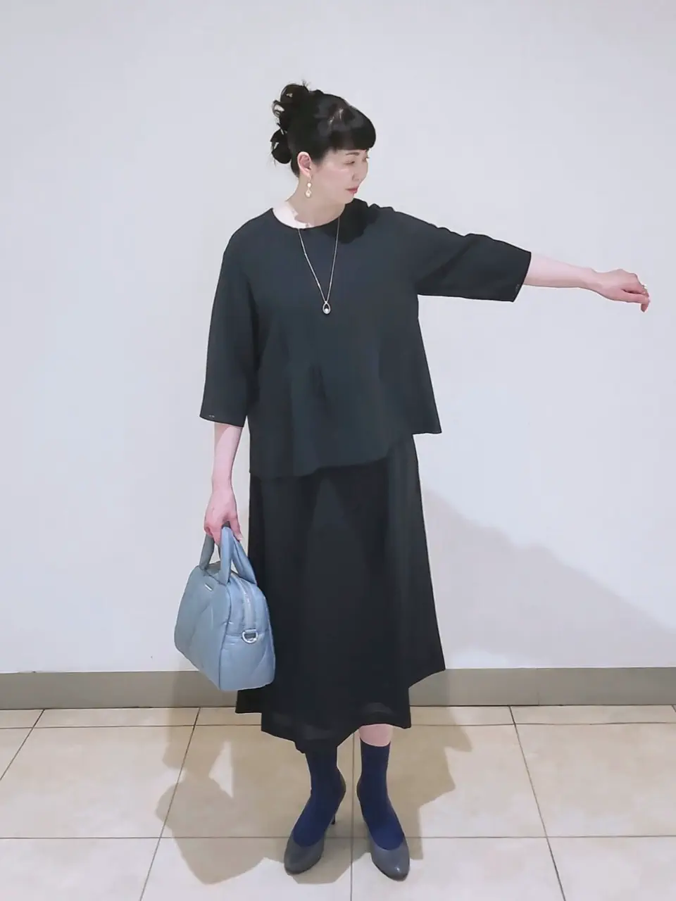 J.PRESS LADIES L スタッフ コーディネート画像