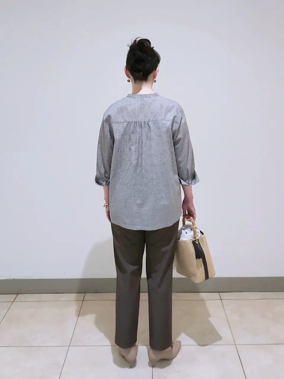 J.PRESS LADIES L スタッフ コーディネート画像