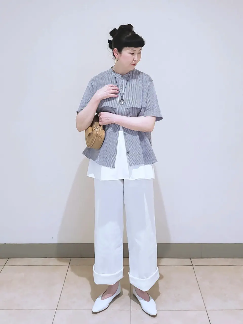 J.PRESS LADIES L スタッフ コーディネート画像