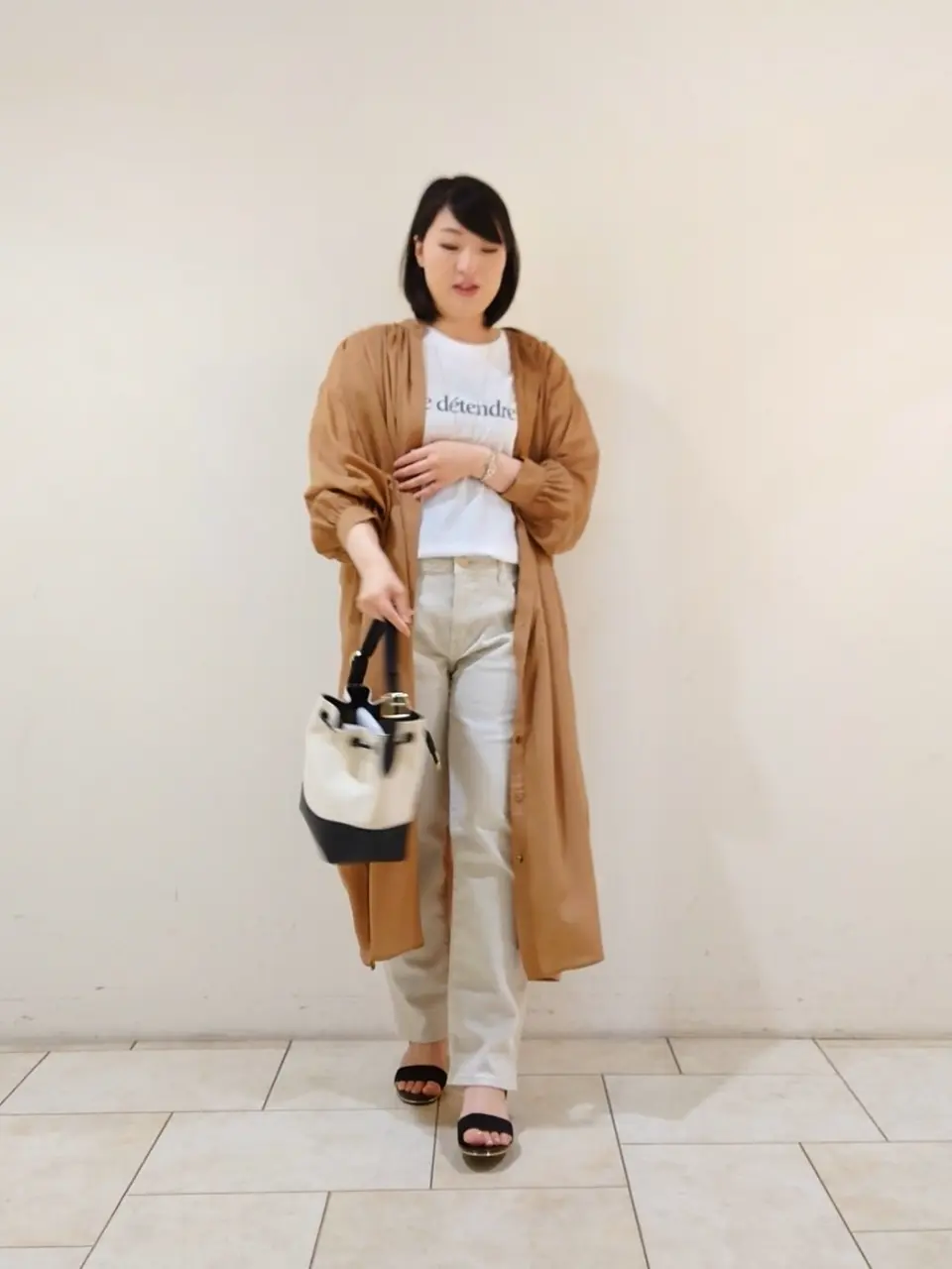  岡 コーディネート画像