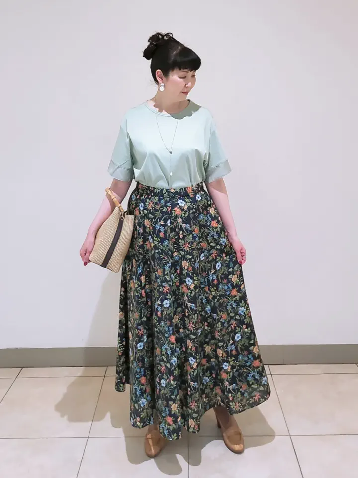 J.PRESS LADIES L スタッフ コーディネート画像