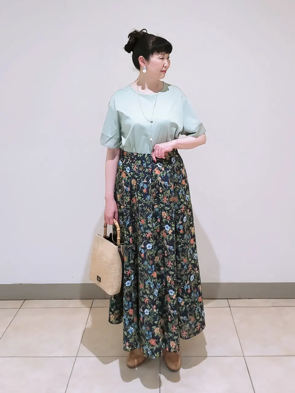 J.PRESS LADIES L スタッフ コーディネート画像