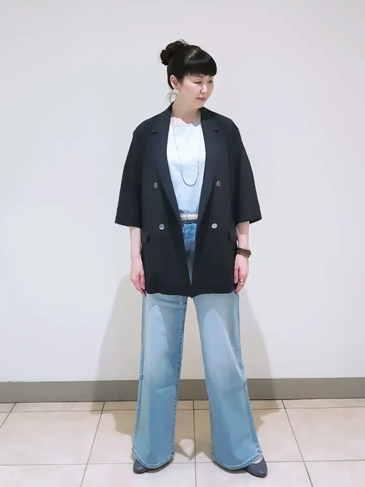 J.PRESS LADIES L スタッフ コーディネート画像