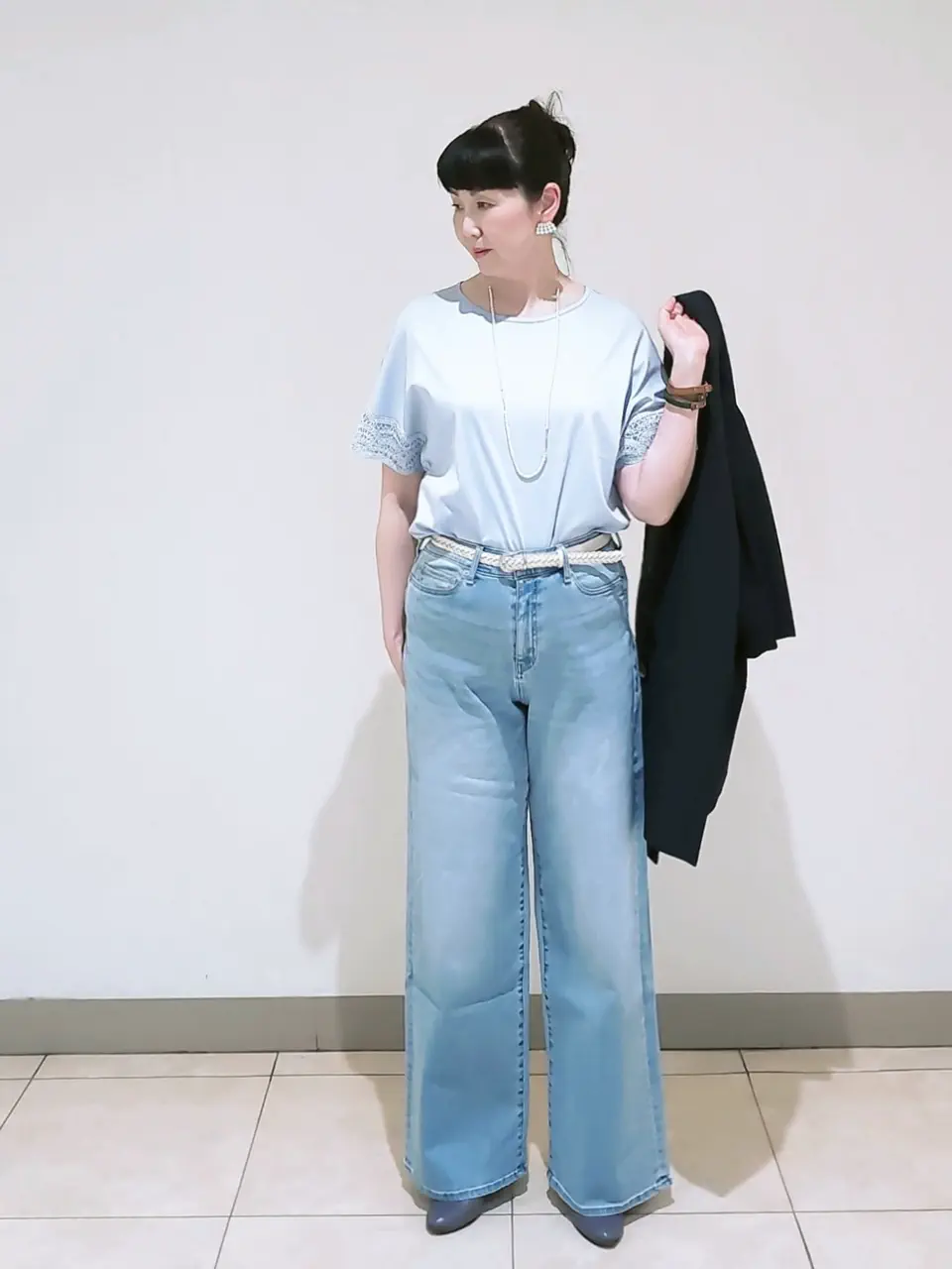 J.PRESS LADIES L スタッフ コーディネート画像