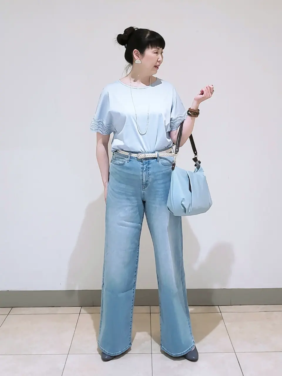 J.PRESS LADIES L スタッフ コーディネート画像