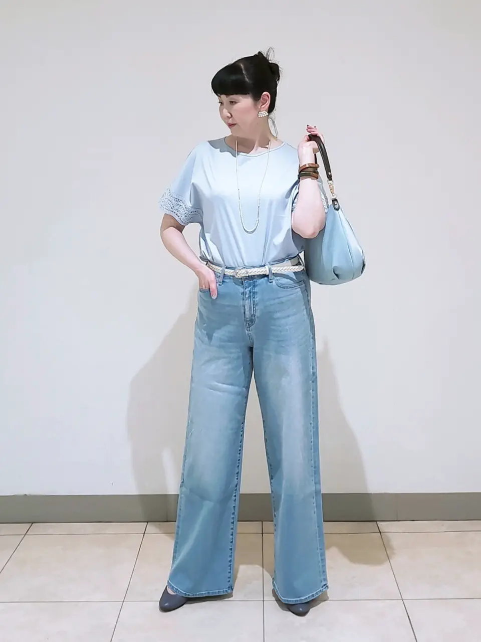J.PRESS LADIES L スタッフ コーディネート画像