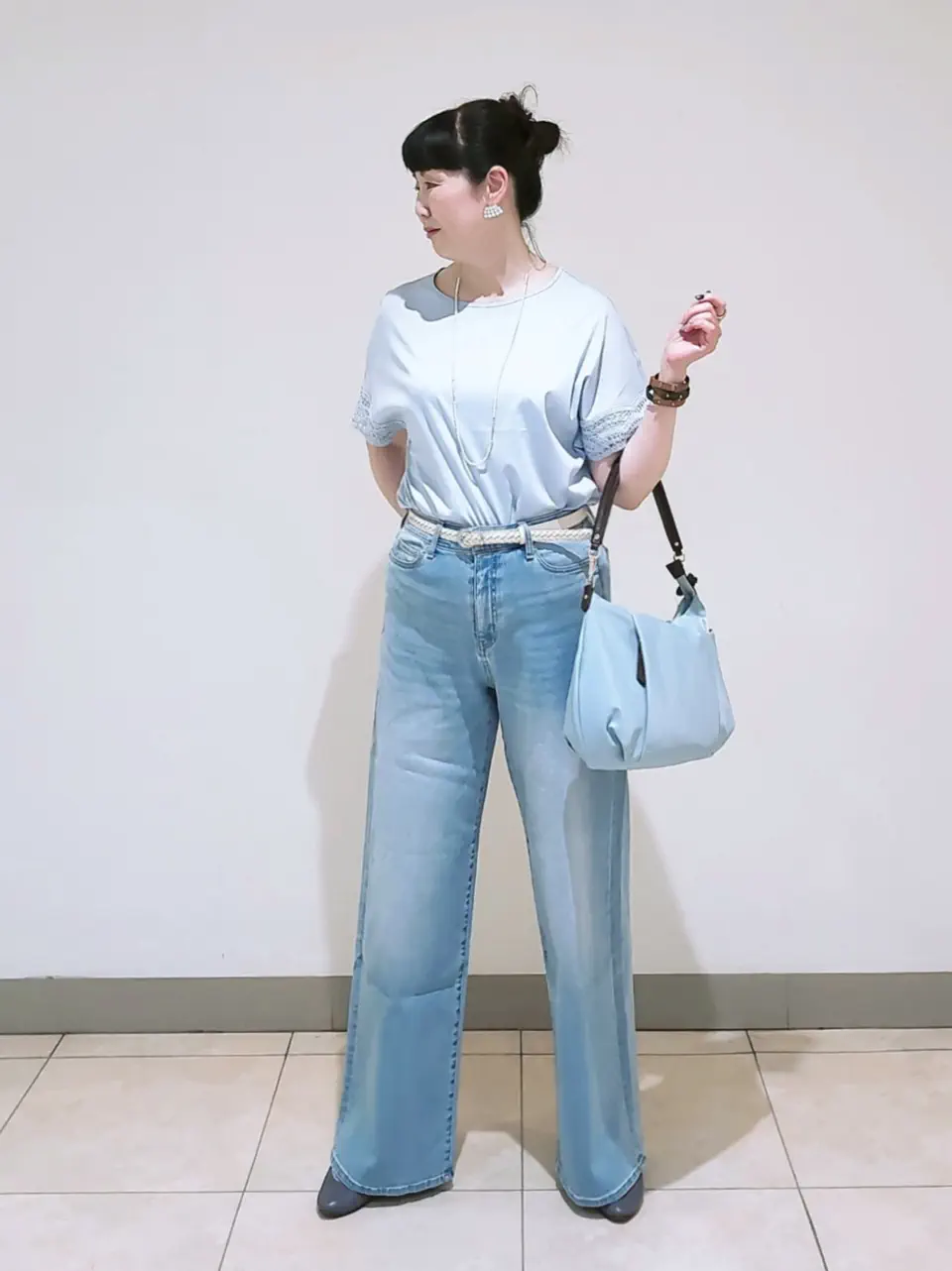 J.PRESS LADIES L スタッフ コーディネート画像