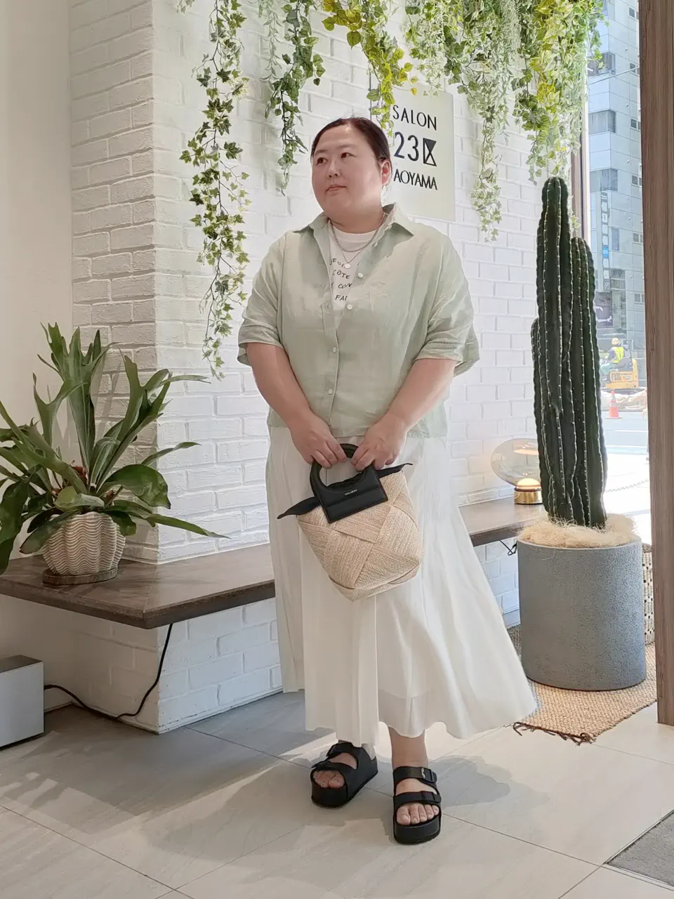 23区 L ミヤシタ コーディネート画像