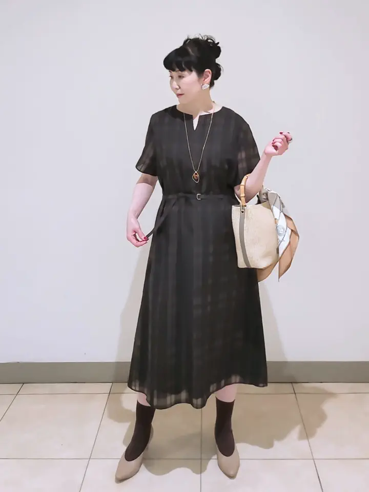 J.PRESS LADIES L スタッフ コーディネート画像