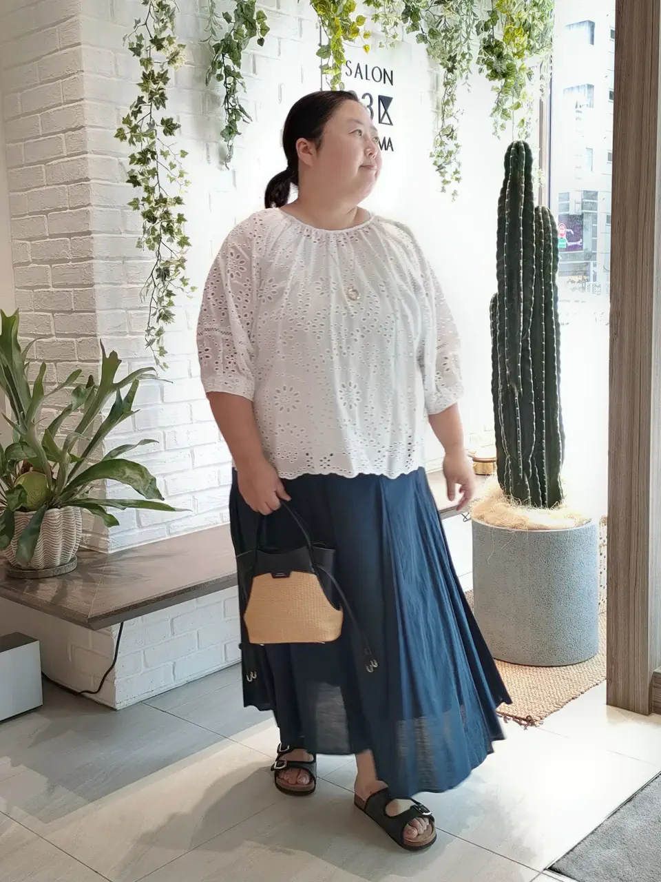 23区 L ミヤシタ コーディネート画像