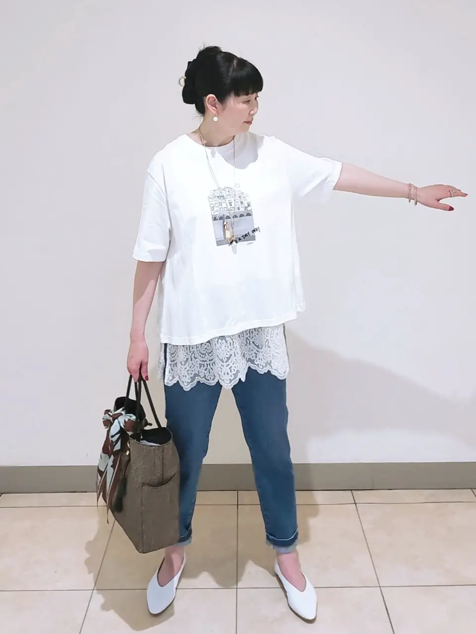 23区 L スタッフ コーディネート画像