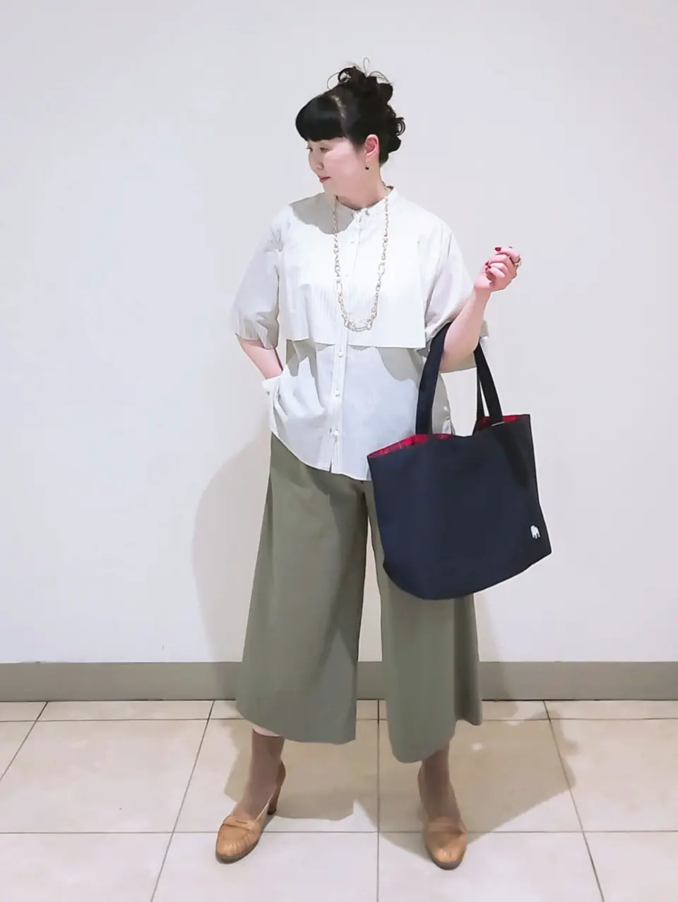 J.PRESS LADIES L スタッフ コーディネート画像