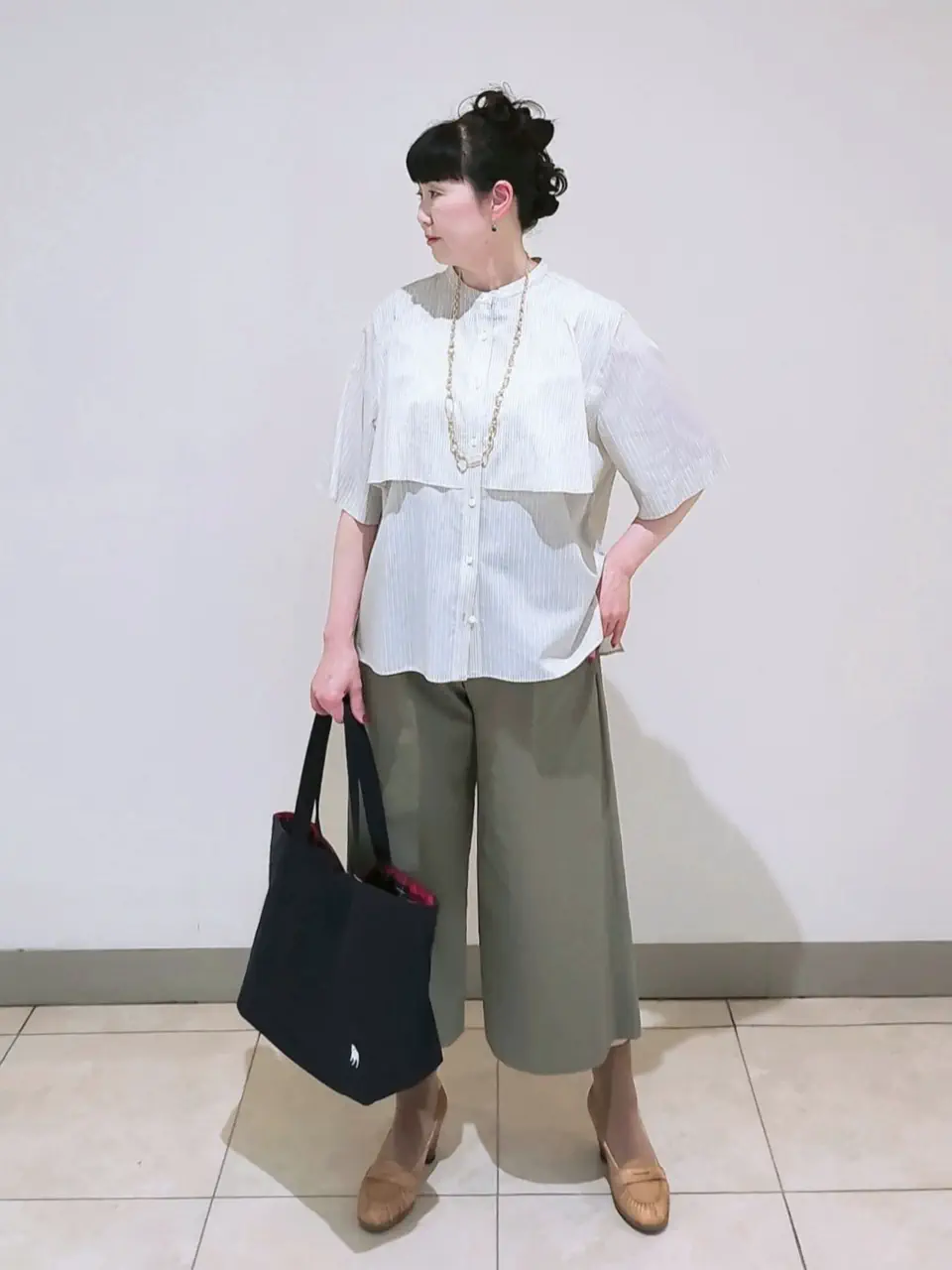 J.PRESS LADIES L スタッフ コーディネート画像