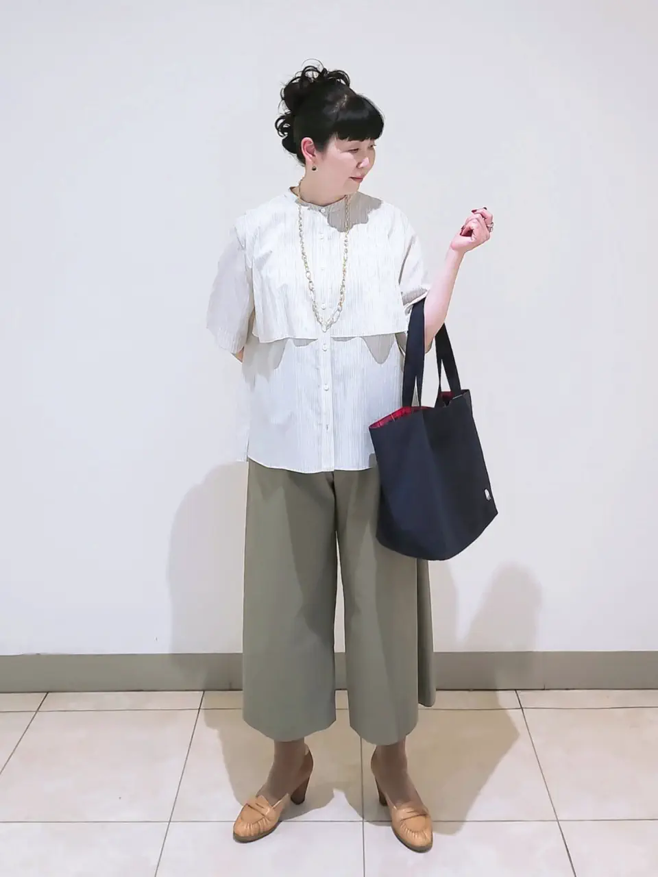 J.PRESS LADIES L スタッフ コーディネート画像