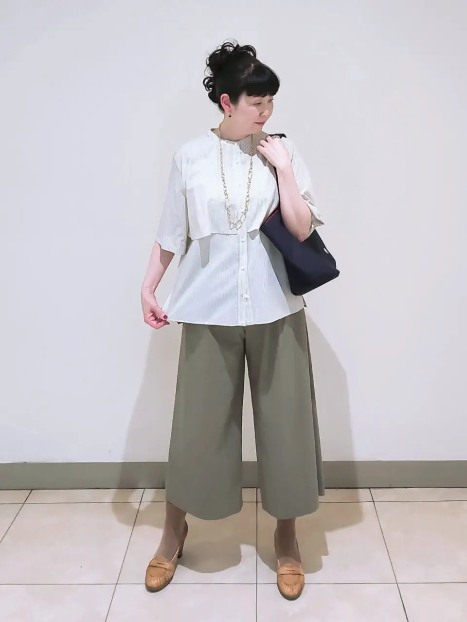 J.PRESS LADIES L スタッフ コーディネート画像