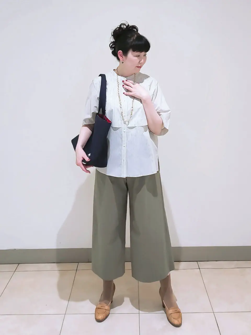 J.PRESS LADIES L スタッフ コーディネート画像