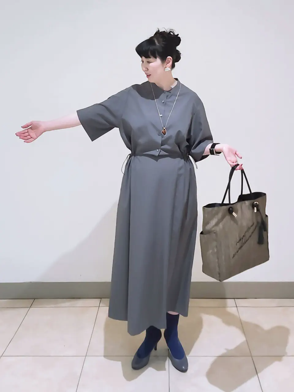 J.PRESS LADIES L スタッフ コーディネート画像